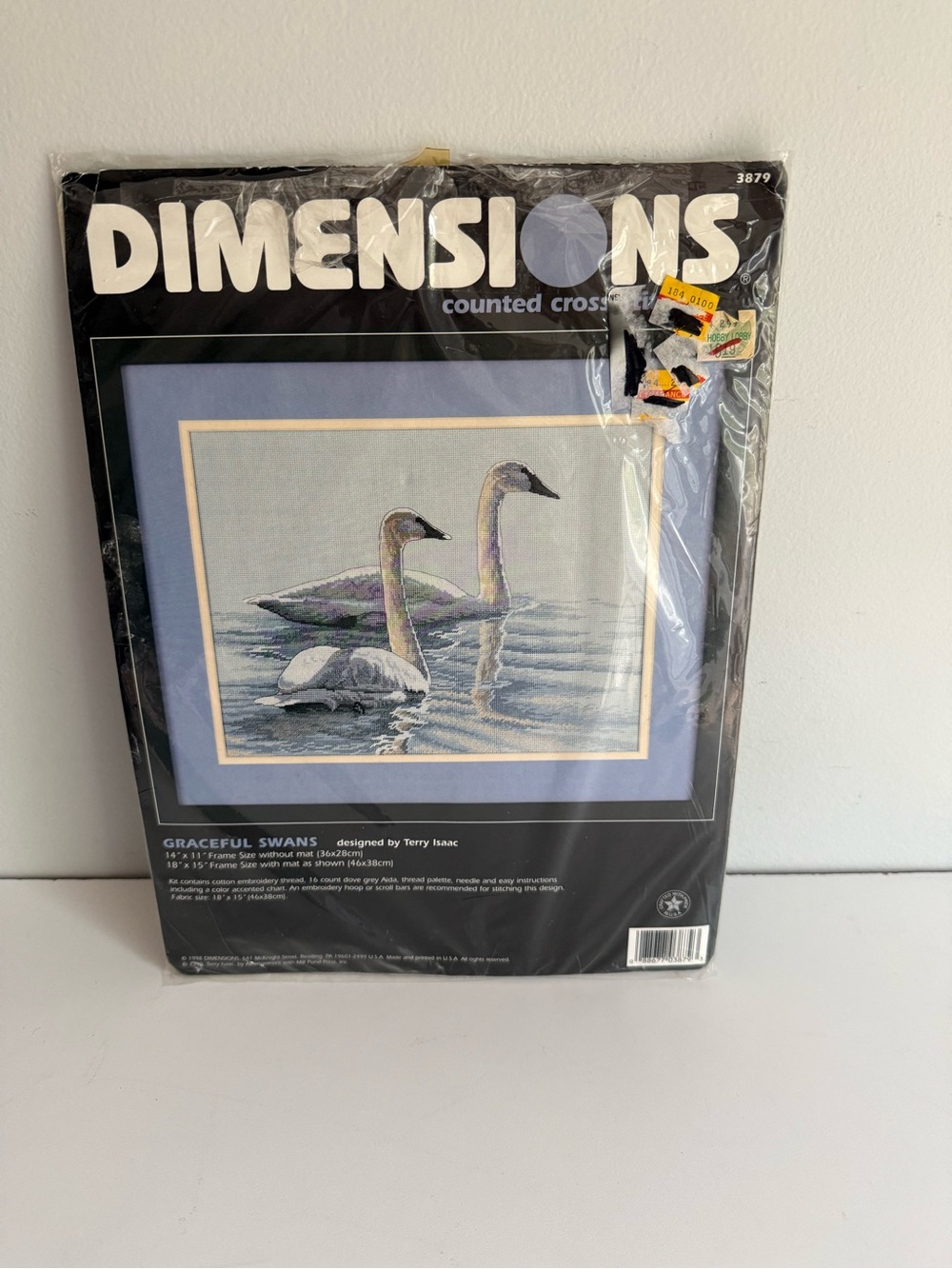 Dimensions Graceful Swans Counted Cross Stitch Kit #3879 Terry Isaac Vintage - Picture 2 of 5